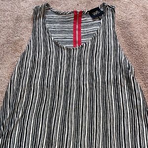 Black and white tank